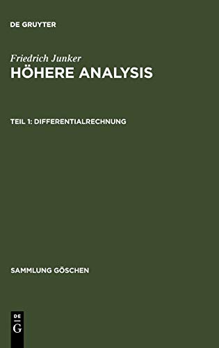 Differentialrechnung (Sammlung Göschen, 87, Band 87)