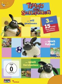 Timmy das Schäfchen - Timmy will gewinnen / Timmy spielt Fußball / Timmy spielt Verstecken [3 DVDs]