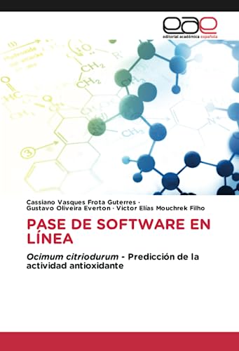 PASE DE SOFTWARE EN LÍNEA: Ocimum citriodurum - Predicción de la actividad antioxidante