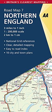 Road Map Britain 07 Northern England 1 : 200 000 (Aa Road Map Britain)