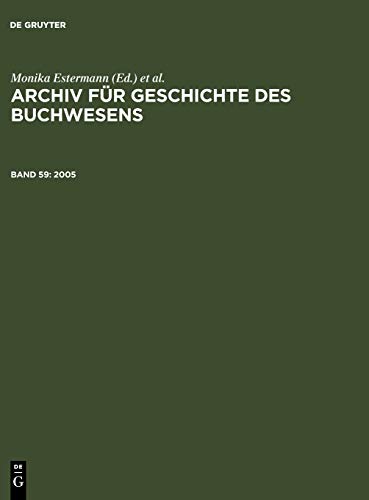 2005 (Archiv für Geschichte des Buchwesens)