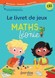 Les maths avec Léonie CE1, cycle 2 : le livret de jeux