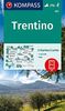 KOMPASS Wanderkarte Trentino: 3 Wanderkarten 1:50000 im Set inklusive Karte zur offline Verwendung in der KOMPASS-App. Fahrradfahren. Skitouren. Reiten. (KOMPASS-Wanderkarten, Band 683)
