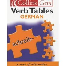 Collins Gem German Verb Tables (Collins Gems)
