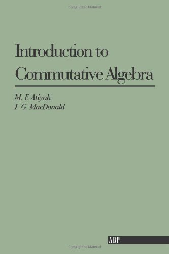 Introduction To Commutative Algebra (on Demand)