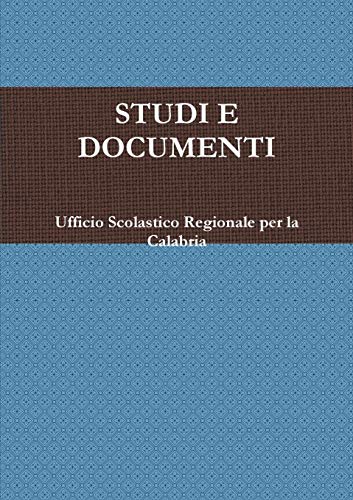 STUDI E DOCUMENTI