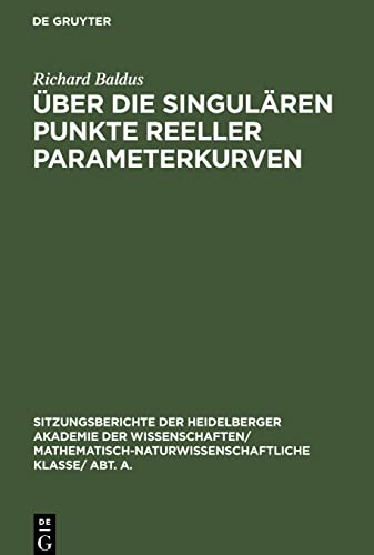 Über die singulären Punkte reeller Parameterkurven