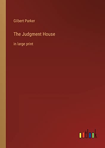 The Judgment House: in large print