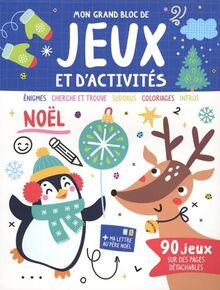 MON GRAND BLOC DE JEUX - NOËL von 1 2 3 SOLEIL | Buch | Zustand sehr gut