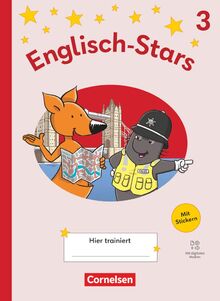 Englisch-Stars - Allgemeine Ausgabe 2025 - 3. Schuljahr: Übungsheft - Mit Lösungen und digitalen Medien