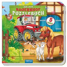 Puzzlebuch "Auf dem Bauernhof": Mit fünf 9-teiligen Puzzles!