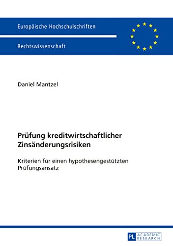 Prüfung kreditwirtschaftlicher Zinsänderungsrisiken: Kriterien für einen hypothesengestützten Prüfungsansatz (Europäische Hochschulschriften / ... / Publications Universitaires Européennes)