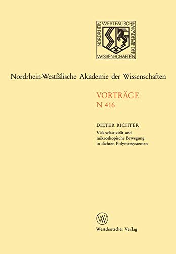 Natur-, Ingenieur- und Wirtschaftswissenschaften: Vorträge · N 416 (Nordrhein-Westfälische Akademie der Wissenschaften, 416)