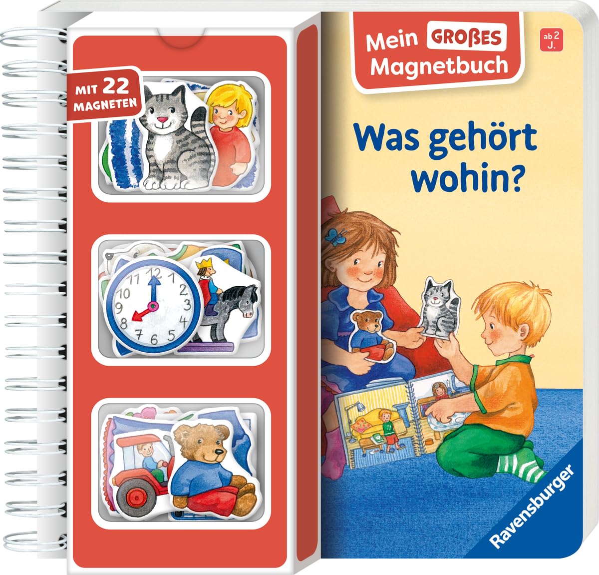 Eberhard, Irmgard: Mein großes Magnetbuch: Was gehört wohin? - Magnet-Spielbuch ab 2 Jahren, Bilderbuch