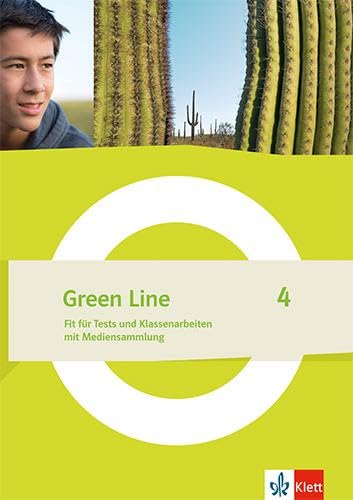 Green Line 4: Fit für Tests und Klassenarbeiten. Arbeitsheft mit Lösungen und Mediensammlung Klasse 8 (Green Line. Ausgabe ab 2021)
