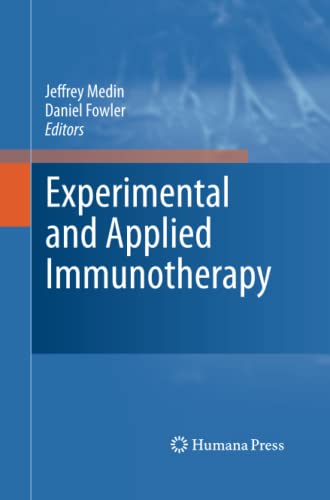 Experimental and Applied Immunotherapy