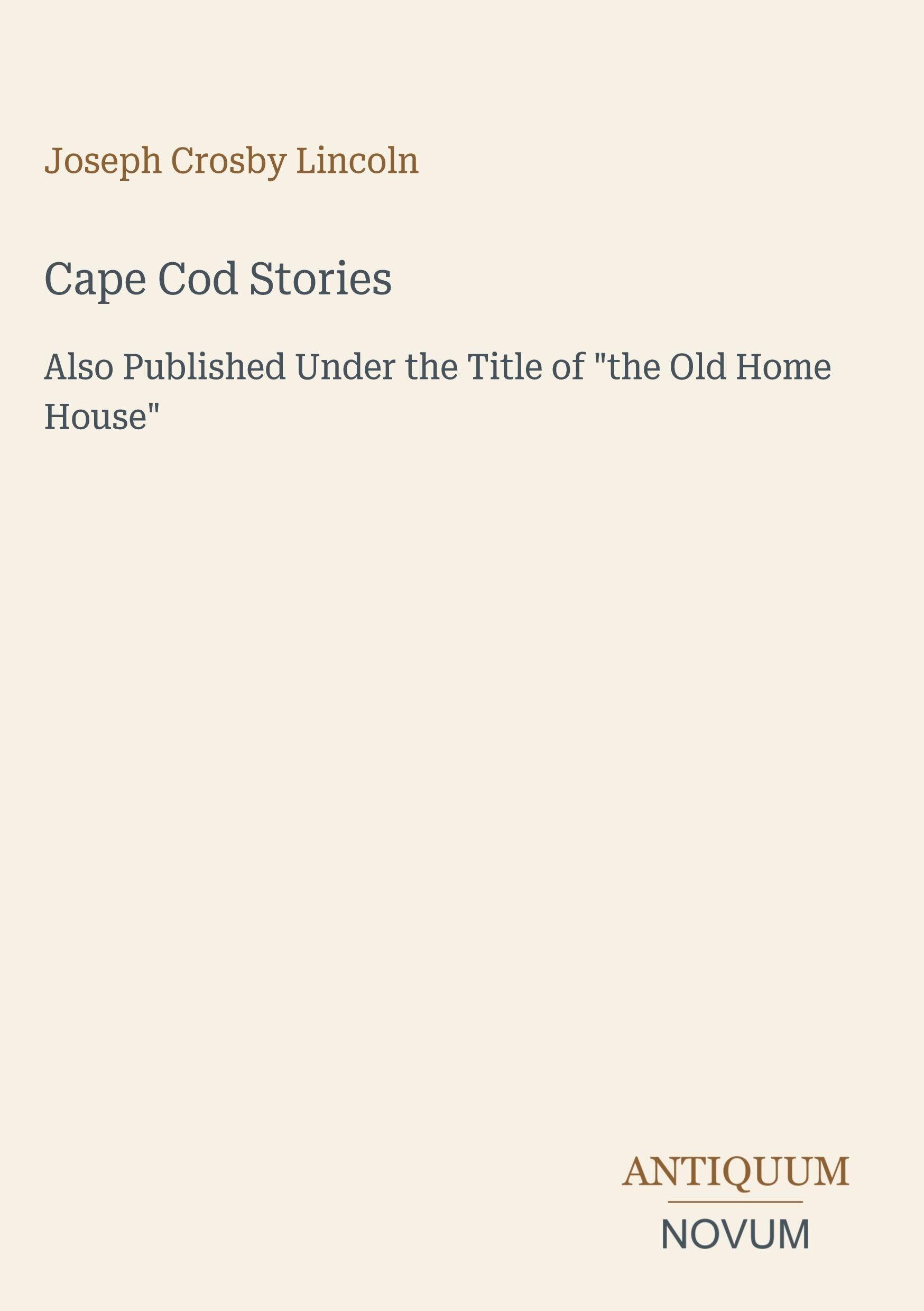 Cape Cod Stories