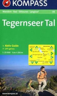 Tegernseer Tal: Wandern / Rad /  Skitouren / Langlauf. GPS-genau. 1:25.000