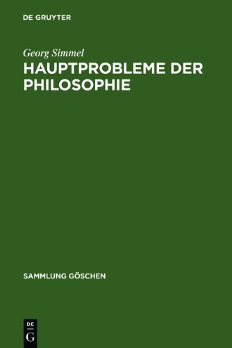 Hauptprobleme der Philosophie. (Sammlung Gaschen)