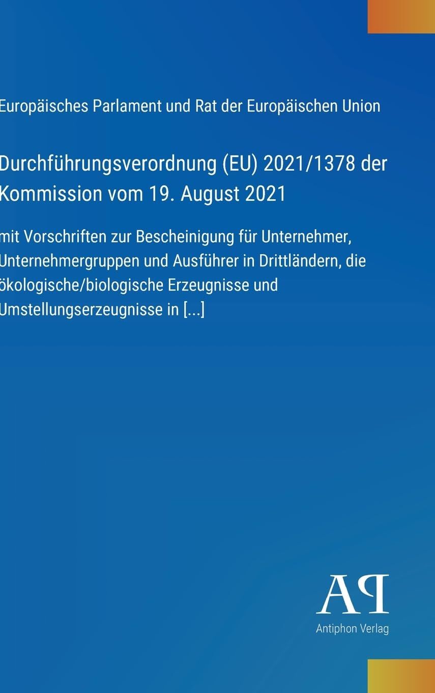 Durchführungsverordnung (EU) 2021/1378 der Kommission vom 19. August 2021