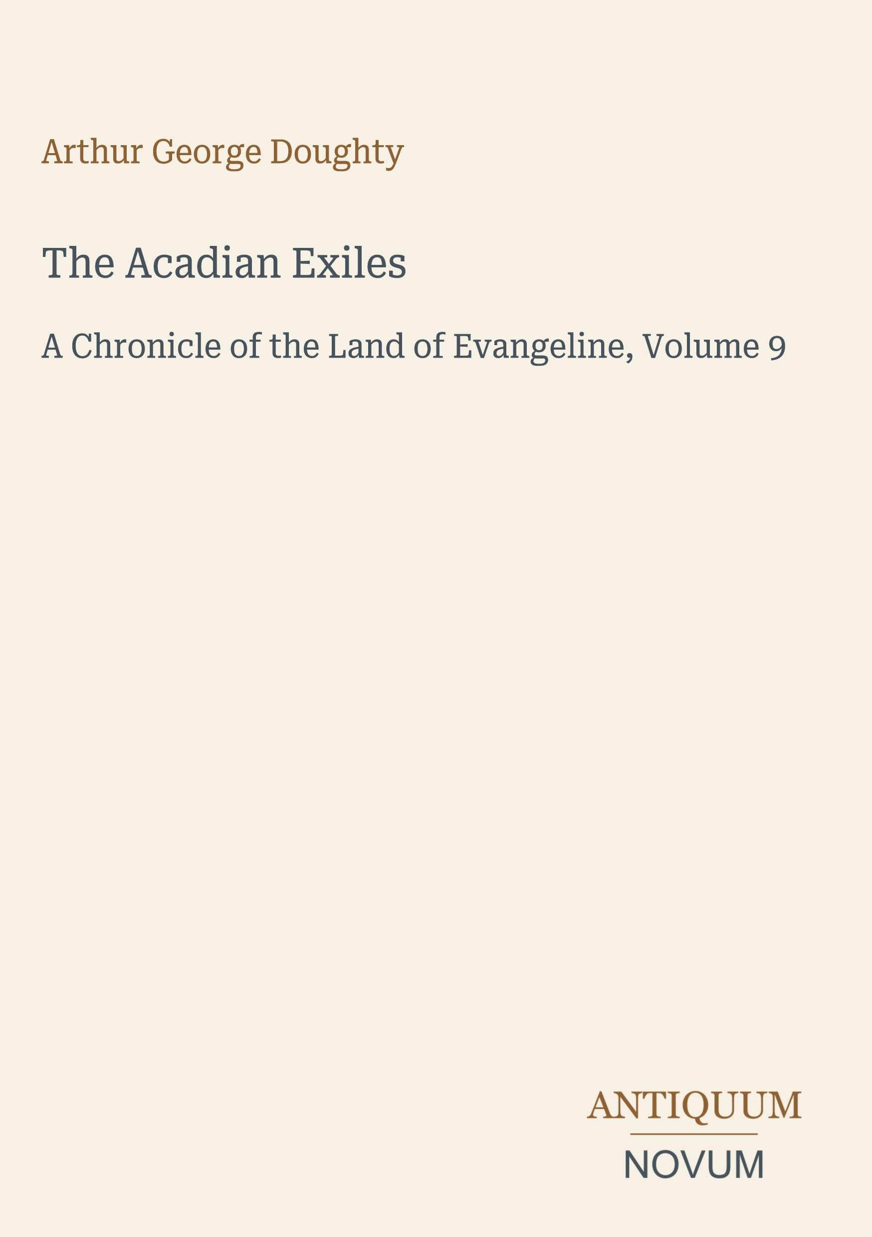The Acadian Exiles