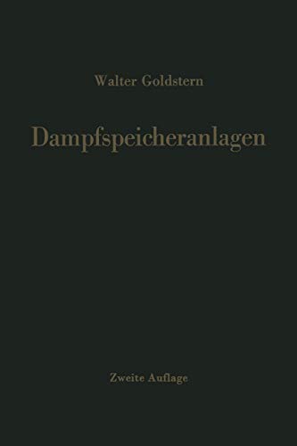 Dampfspeicheranlagen: Bau, Berechnung und Betrieb industrieller Wärmespeicher (German Edition)