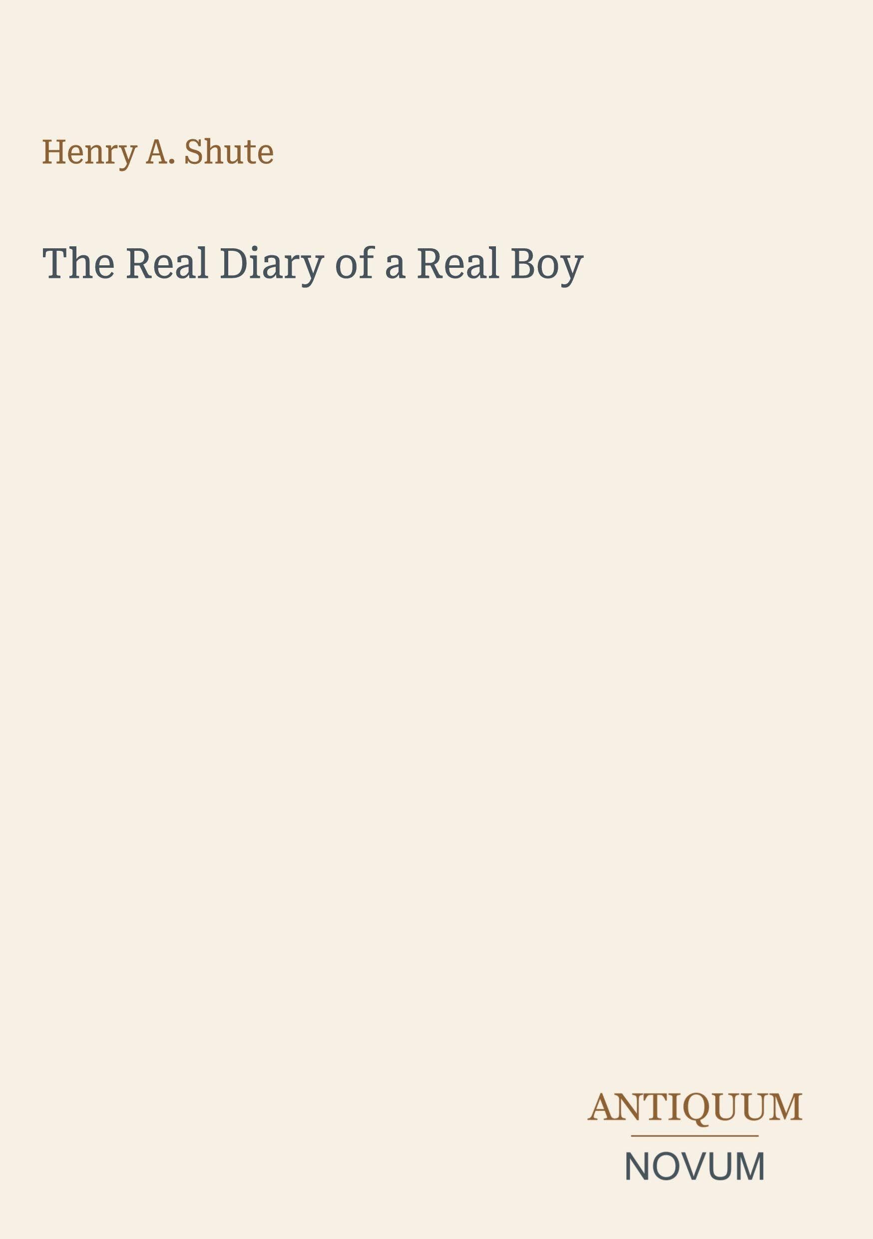 The Real Diary of a Real Boy