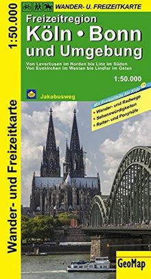 Köln, Bonn und Umgebung - Wander- und Freizeitkarte (Geo Map) 1:50T