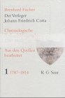 Der Verleger Johann Friedrich Cotta: Chronologische Verlagsbibliographie 1787-1832
