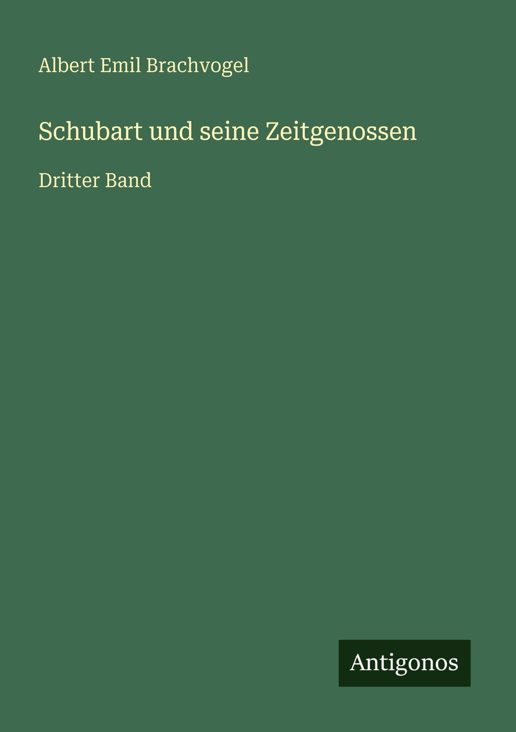 Schubart und seine Zeitgenossen: Dritter Band