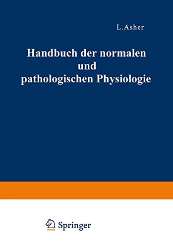 Correlationen des Zirkulationssystems Mineralstoffwechsel · Regulation des Organischen Stoffwechsels · Die Correlativen Funktionen des Autonomen ... und pathologischen Physiologie, 16/2)