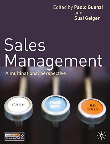 Sales Management: A multinational perspective