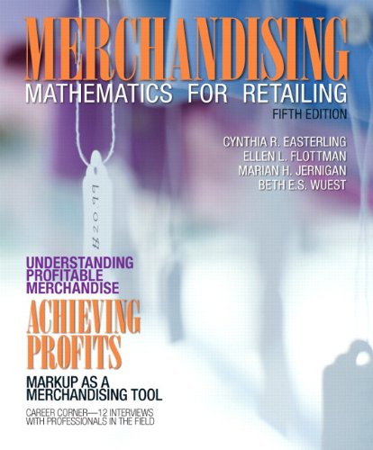 Merchandising Mathematics for Retailing (Fashion)