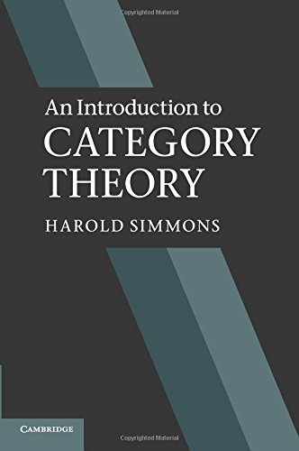 Harold Simmons An Introduction To Category Theory