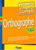Orthographe, CE2, cycle 3