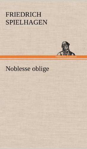 Noblesse oblige