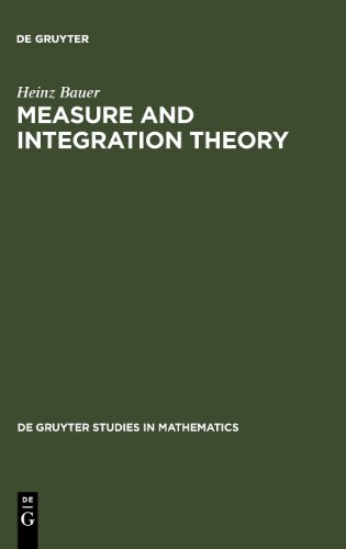 Measure and Integration Theory (Sammlung Guttentag)
