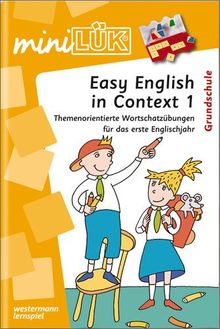 miniLÜK: English in Context 1: Themenorientierte Wortschatzübungen für das zweite Englischjahr