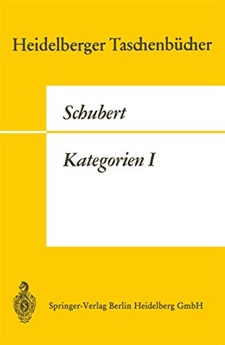 Kategorien (Heidelberger Taschenbücher, 65-66)