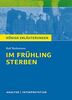 Im Frühling sterben von Ralf Rothmann: Textanalyse und Interpretation mit ausführlicher Inhaltsangabe und Abituraufgaben mit Lösungen (Königs Erläuterungen)
