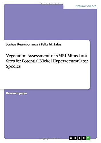Vegetation Assessment of AMRI Mined-out Sites for Potential Nickel Hyperaccumulator Species