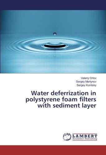Water deferrization in polystyrene foam filters with sediment layer