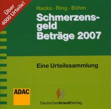 SchmerzensgeldBeträge 2007: CD-ROM-Ausgabe
