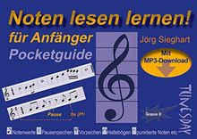 Noten lesen lernen - Pocketguide für Anfänger - inkl. MP3-Download & Video!