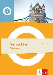 Orange Line 1: Vokabellernheft Klasse 5 (Orange Line. Ausgabe ab 2022)