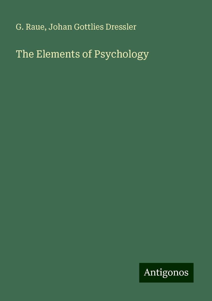 The Elements of Psychology
