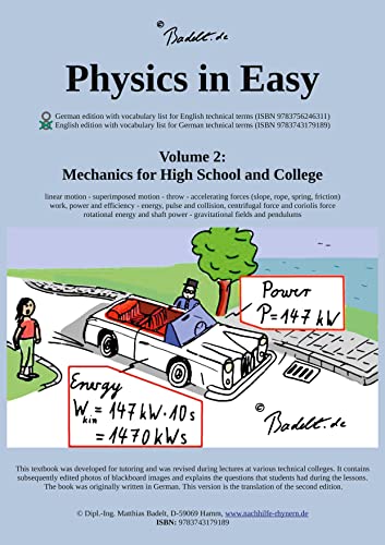 Physics in Easy: Mechanics for High School and College