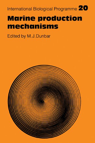 M Dunbar Marine Production Mechanisms (International Biological Programme Synthesis Series, Band 20)