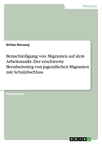 Benachteiligung von Migranten auf dem Arbeitsmarkt. Der erschwerte Berufseinstieg von jugendlichen Migranten mit Schulabschluss: Magisterarbeit