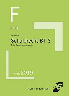 Fälle Schuldrecht BT 3: GoA, Bereicherungsrecht